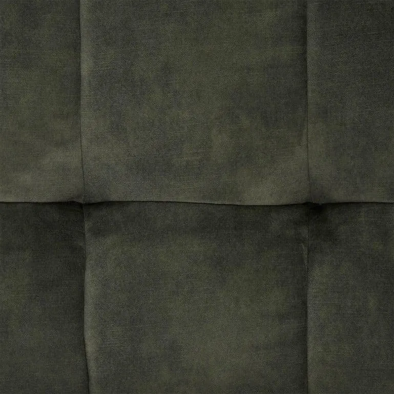 Dark Green Velvet 2 Seater Sofa