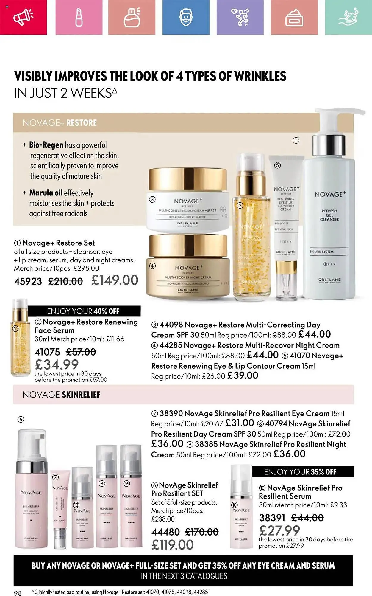 Oriflame leaflet from 17 April to 7 May 2025 - Catalogue Page 98