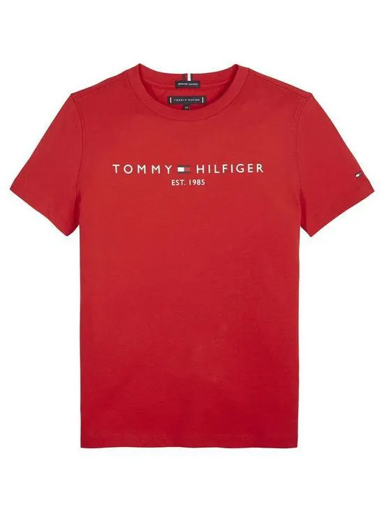 Boys Essential Logo T-shirt - Red
