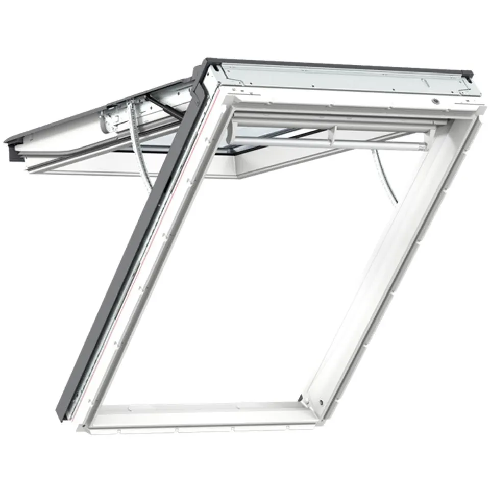 VELUX GPU Roof Window – Electric, Top-hung, White Maintenance-Free