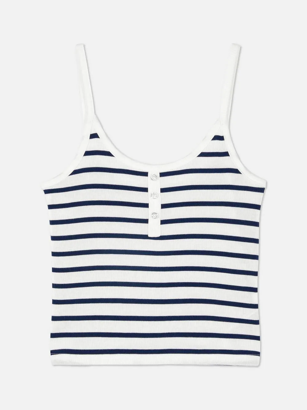 Geripptes Schlafanzughemdchen mit Streifen