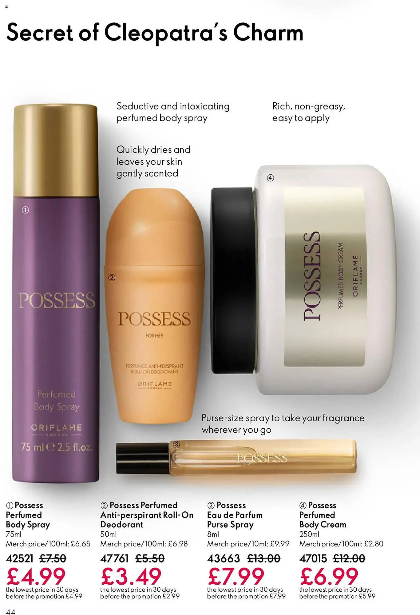 Oriflame catalogue from 27 May to 17 June 2026 - Catalogue Page 44