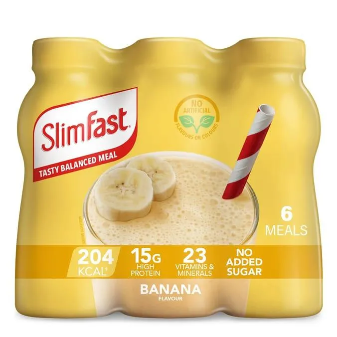 Slimfast Shake Banana 325ml x6