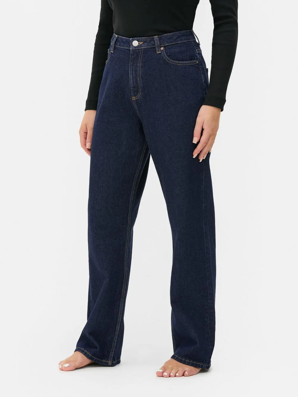 Straight Leg Denim Jeans | Regular