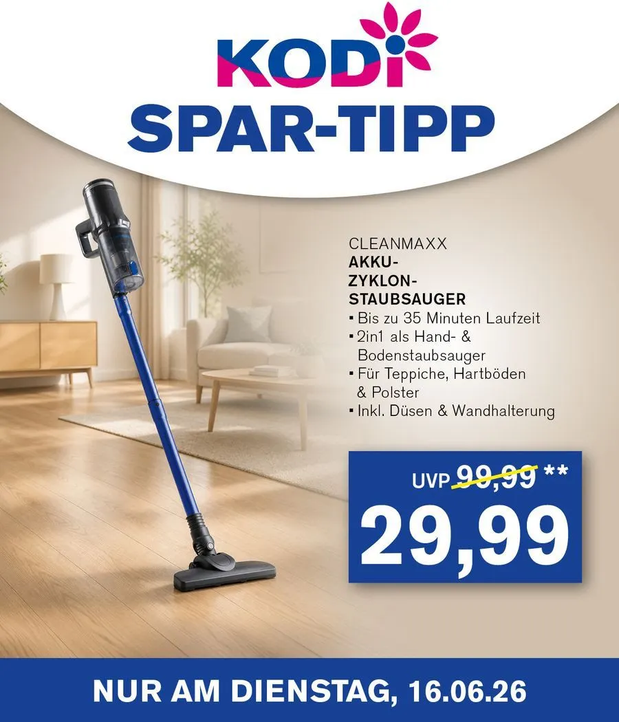 Kodi Angebote von 15. Juni bis 16. Juni 2026 - Prospekt seite 1