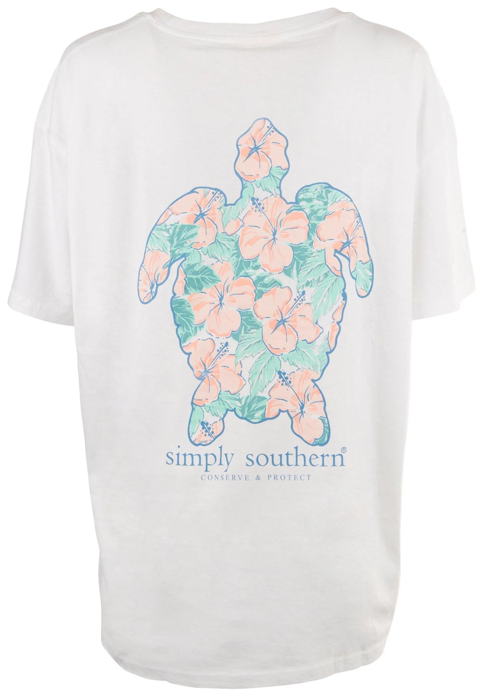 Simply Southern Juniors Turtle Short Sleeve Top