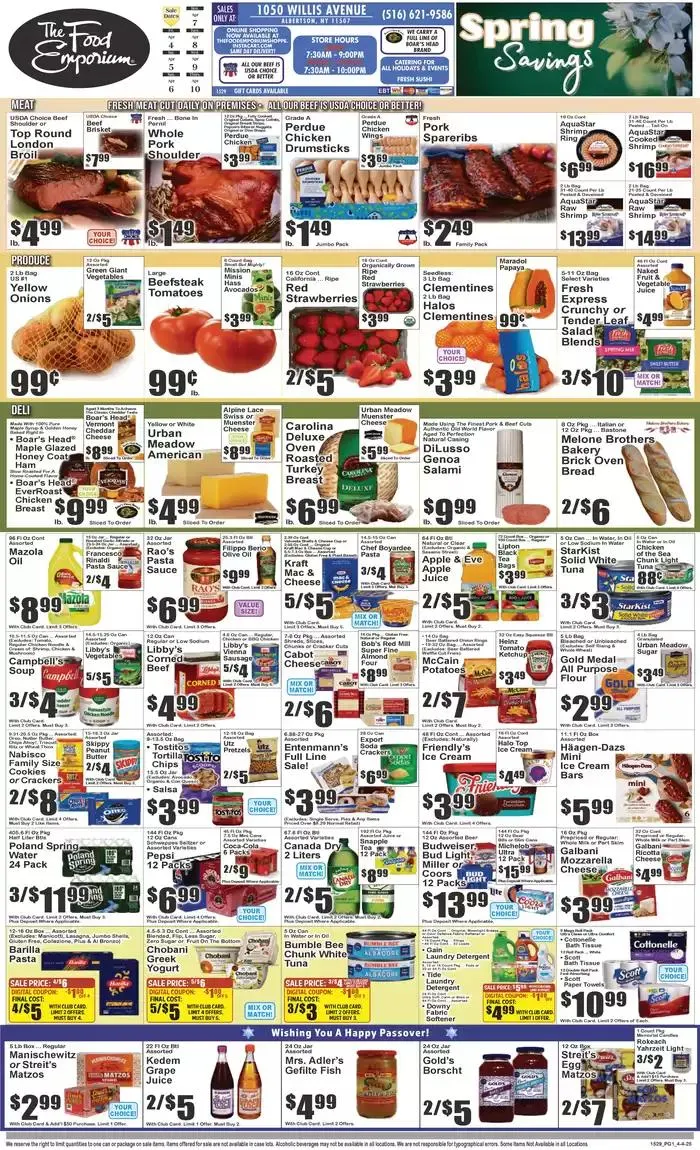 Weekly ad Current special promotions from April 4 to April 10 2025 - Page 1