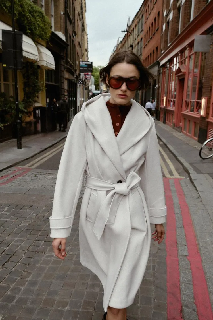 SOFT HOODIE COAT