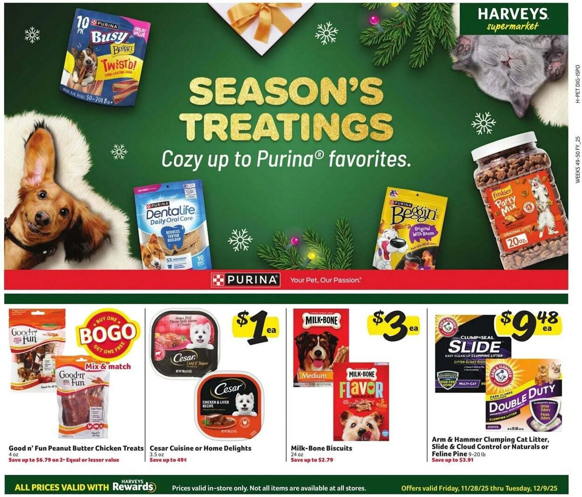 Weekly ad Harveys Supermarkets weekly ad from December 3 to December 16 2025 - Page 1