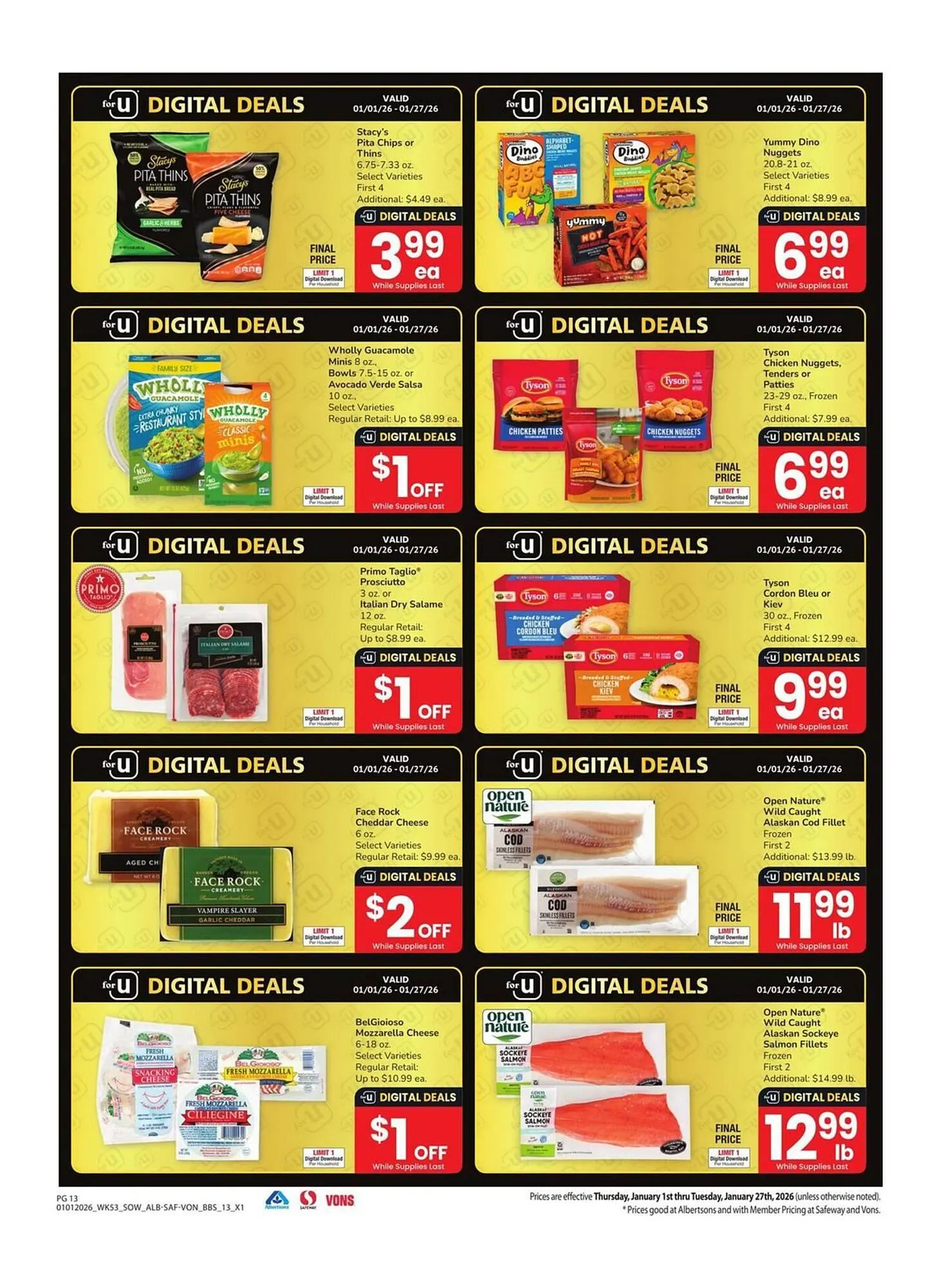 Weekly ad Albertsons weekly ad from January 1 to January 27 2026 - Page 13