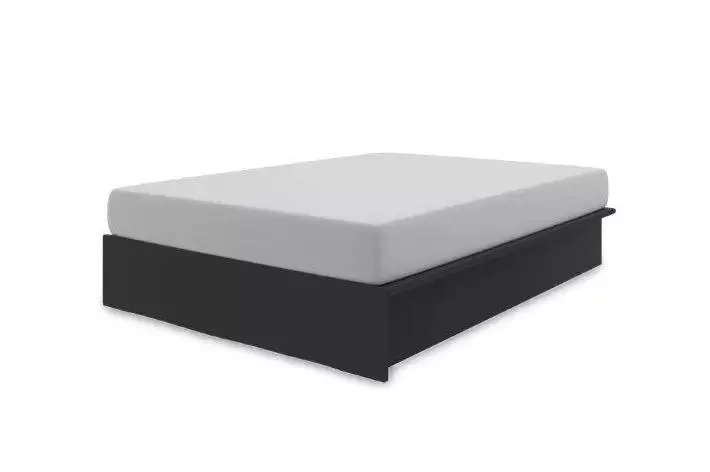 DHP Micah Gray Linen Queen Platform Bed