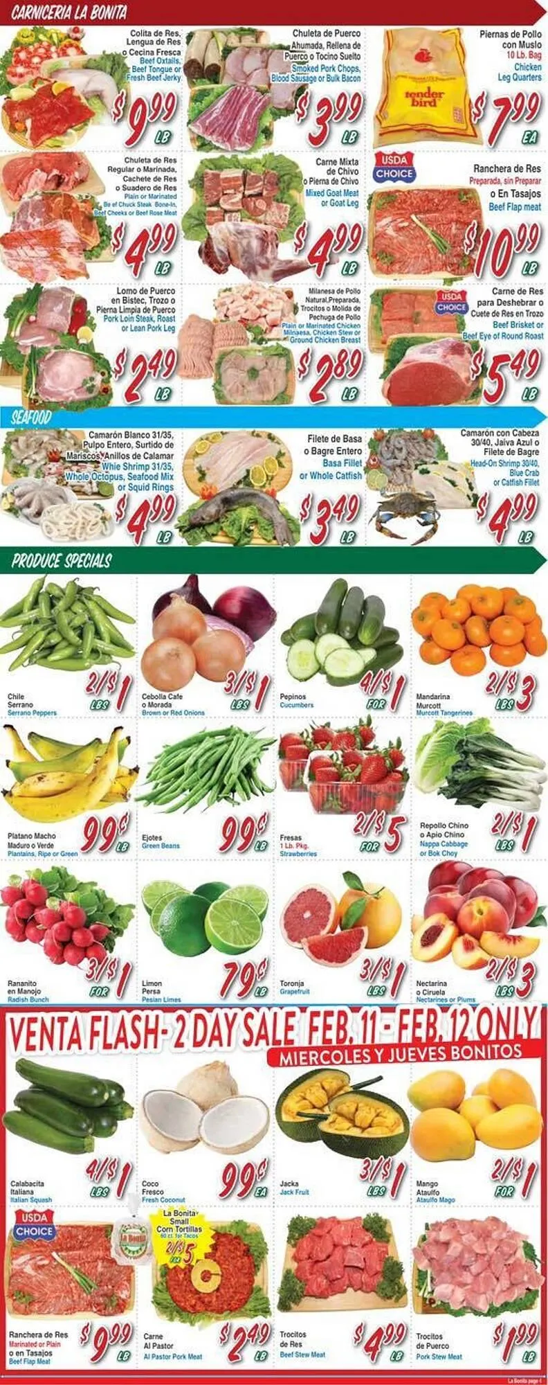 Catálogo de La Bonita Supermarkets weekly ad 11 de febrero al 17 de febrero 2026 - Página 4