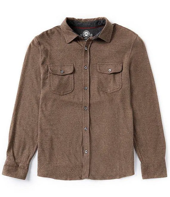 Hero Solid Stretch Twill Long Sleeve Performance Shirt