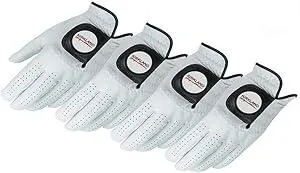 Kirkland Signature Golf Gloves Premium Cabretta Leather, Medium (4 Count)