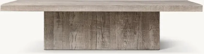 Reclaimed Oak Plinth Square Coffee Table