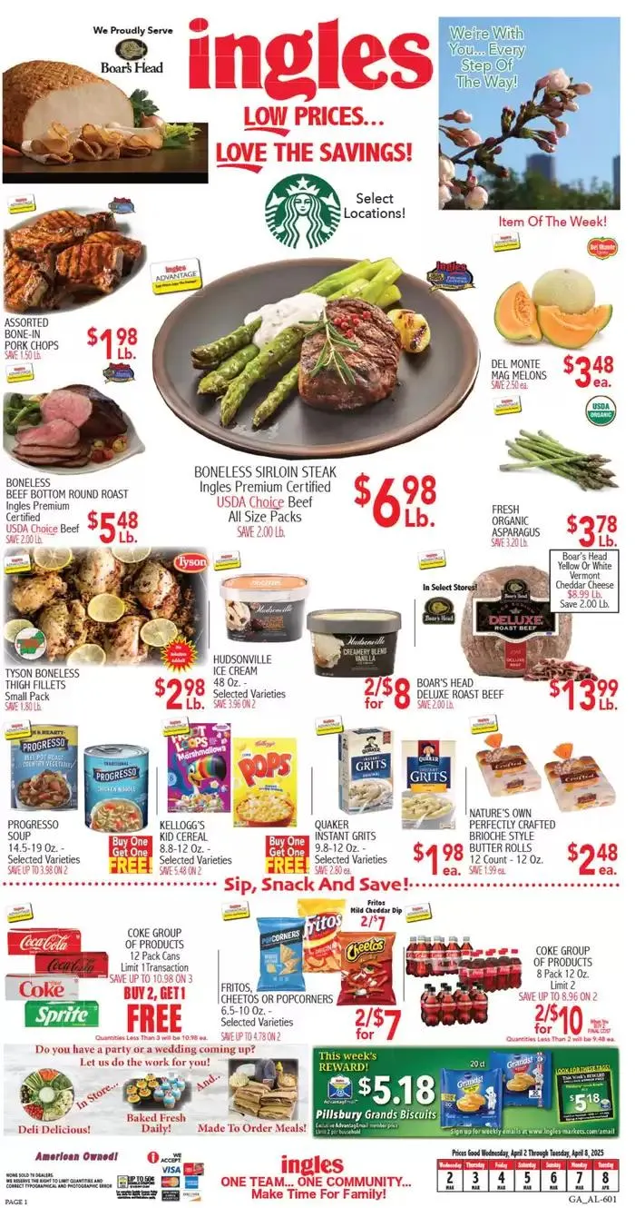 Weekly ad Ingles Markets weekly ad from April 2 to April 8 2025 - Page 1