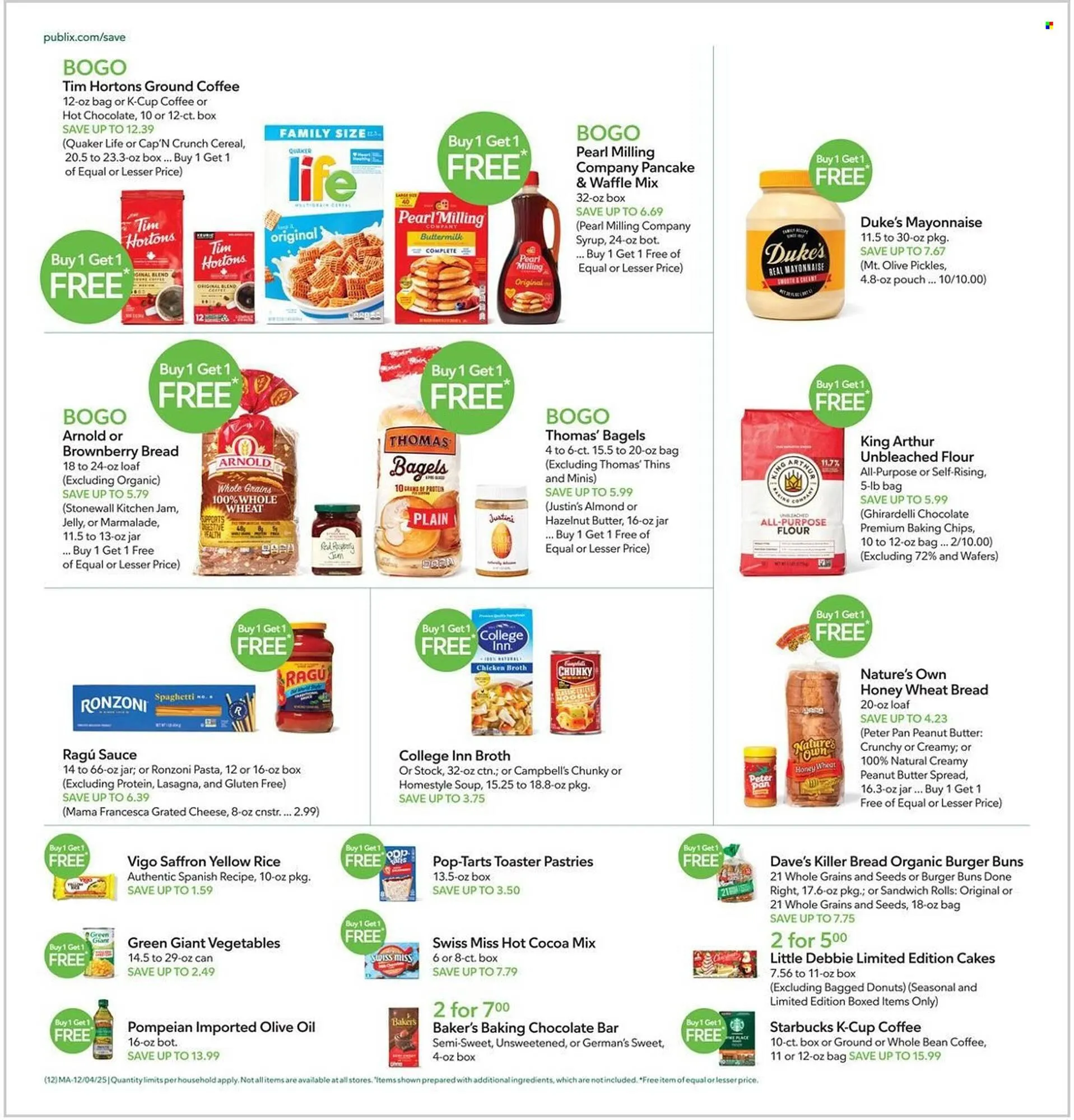 Weekly promotion Publix weekly ad spanning from December 4 to December 10 2025 - Page 16 for Catalogue 365