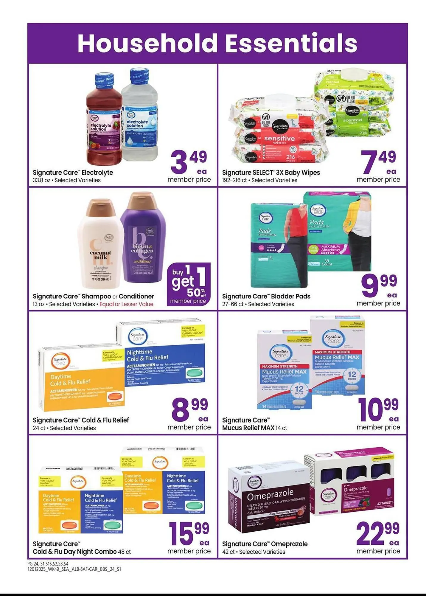 Weekly promotion Albertsons weekly ad spanning from December 1 to December 28 2025 - Page 24 for Catalogue 365