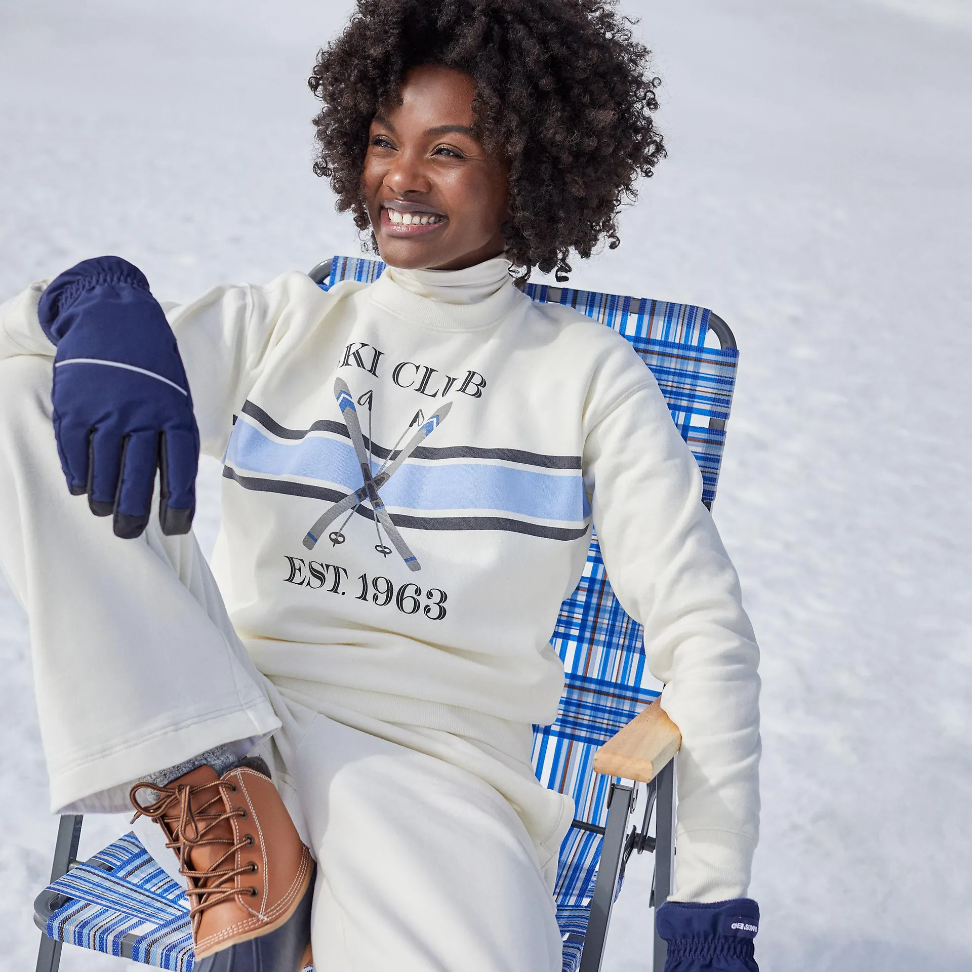 Women's Relaxed Serious Sweats Long Sleeve Crewneck Sweatshirt