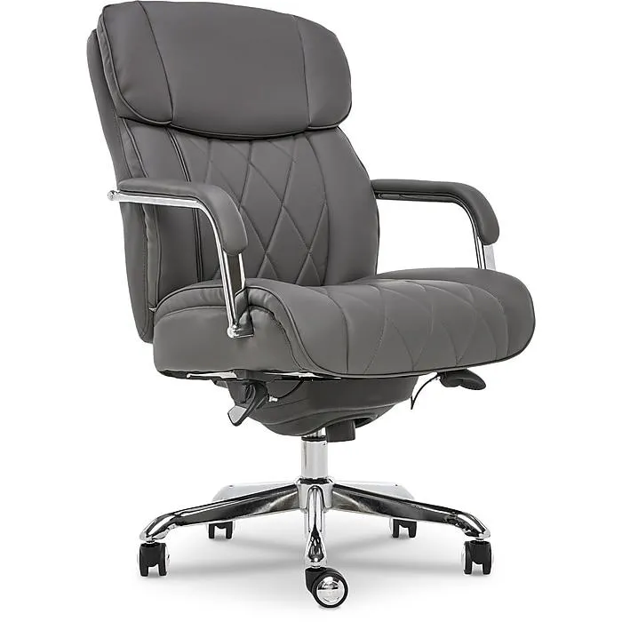 La-Z-Boy Sutherland Ergonomic Faux Leather Swivel Computer and Desk Chair,