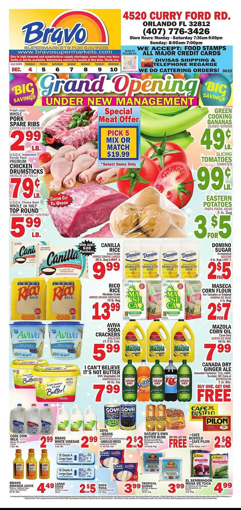 Weekly ad Bravo Supermarkets weekly ad from December 4 to December 10 2025 - Page 1