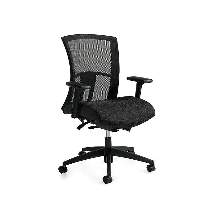 Global Vion Mesh Back Fabric Computer and Desk Chair,