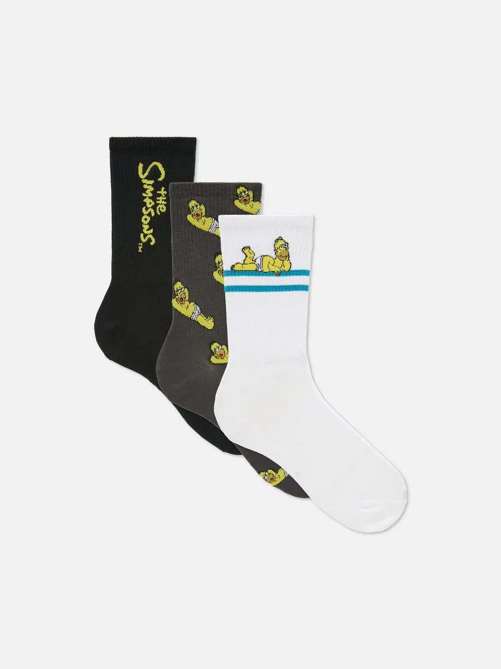 3-Pack The Simpsons Crew Socks