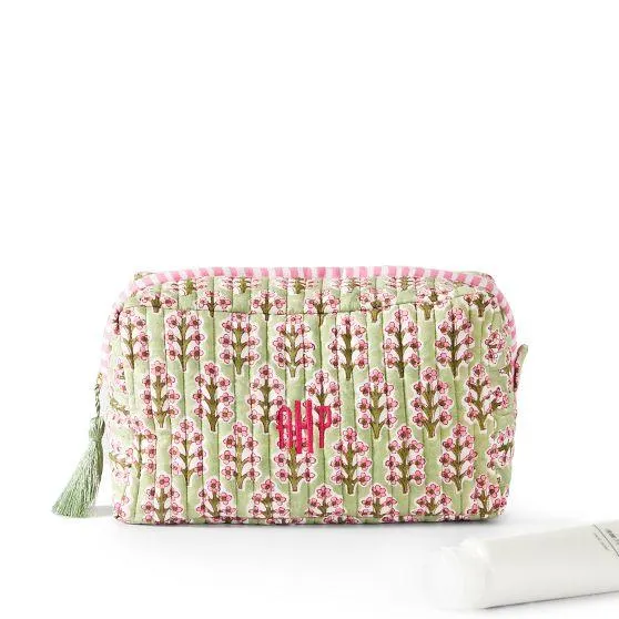 Block Print Travel Pouch