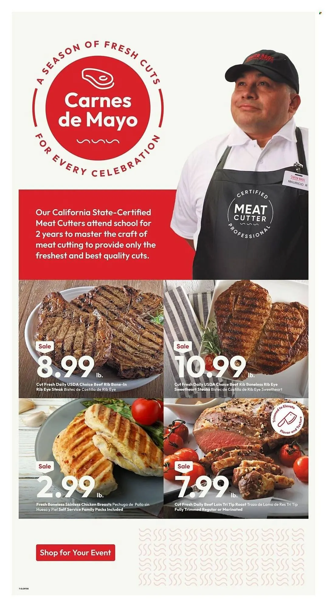 Weekly promotion Stater Bros weekly ad spanning from May 6 to May 12 2026 - Page 7 for Catalogue 365