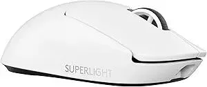 Logitech G PRO X Superlight 2 Lightspeed Wireless Gaming Mouse, 8K Polling, Lightweight, LIGHTFORCE Hybrid Switches, Hero 2 Sensor, 888 IPS, 44,000 DPI,USB-C Charging, PC & Mac (Renewed)