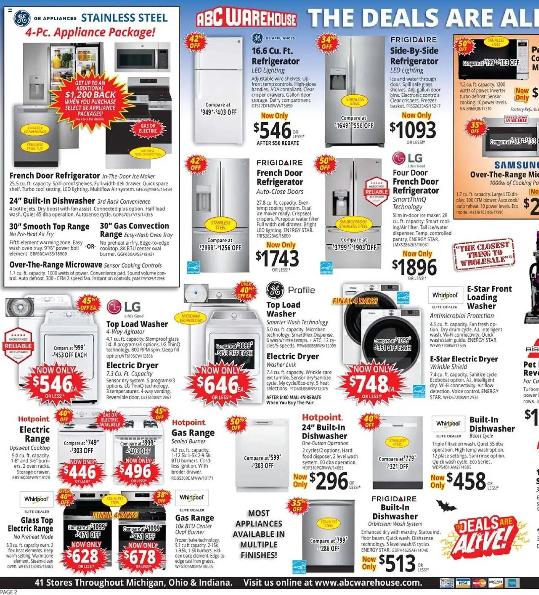 Weekly ad ABC Warehouse weekly ad from October 12 to October 18 2025 - Page 2