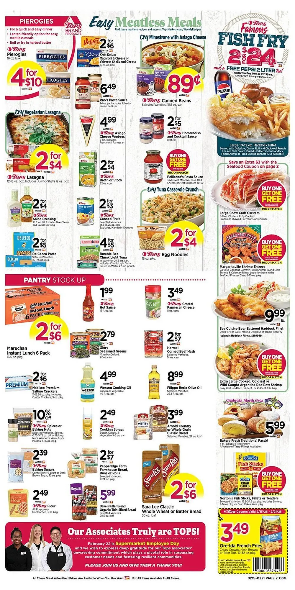 Weekly ad Tops weekly ad from February 15 to February 21 2026 - Page 7