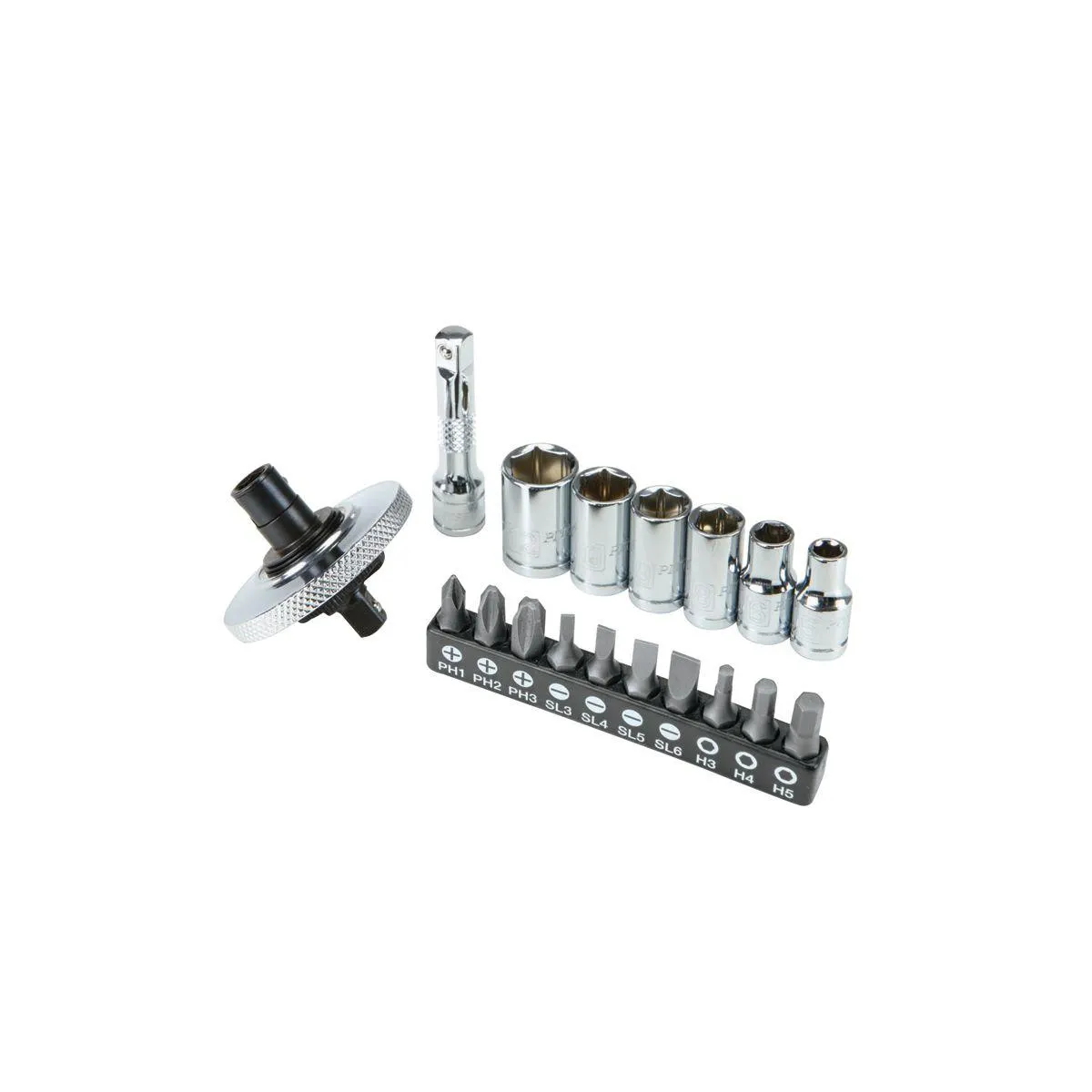 1/4 in. Drive Metric Finger Ratchet Set, 18 Piece
