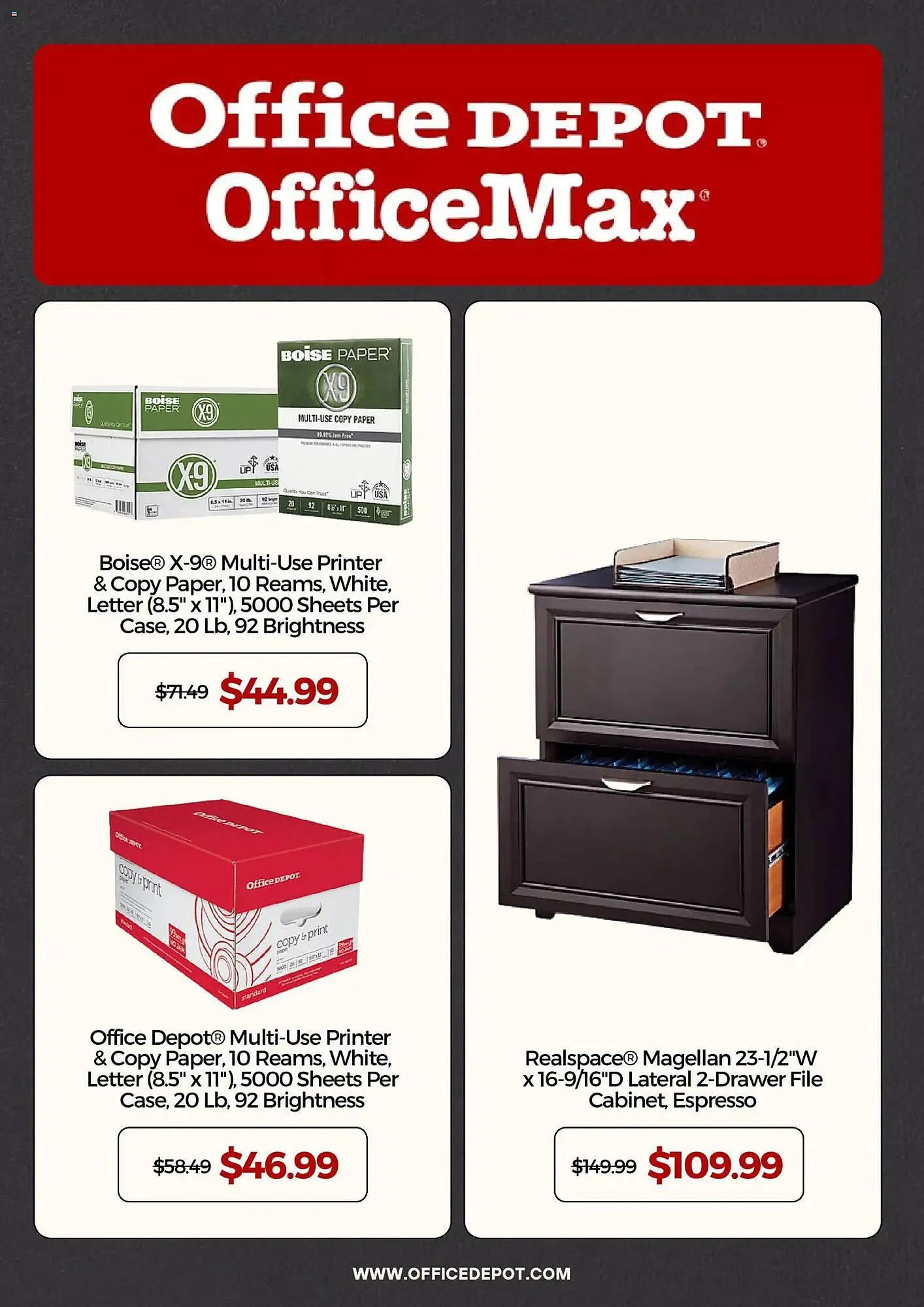 Weekly promotion Office Depot flyer spanning from November 9 to November 29 2025 - Page 2 for Catalogue 365