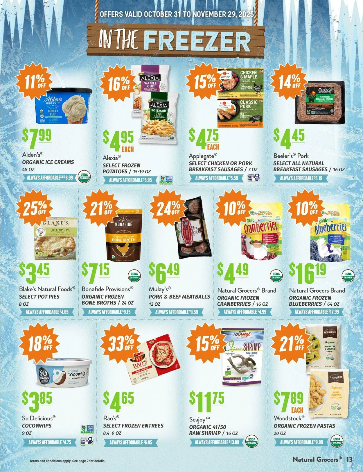 Weekly ad Natural Grocers from October 23 to November 7 2025 - Page 13