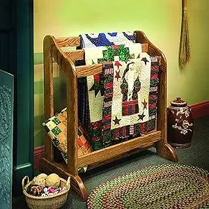 WOODCRAFT Project Paper Plan to Build Heirloom Quilt Stand - Material Not Included