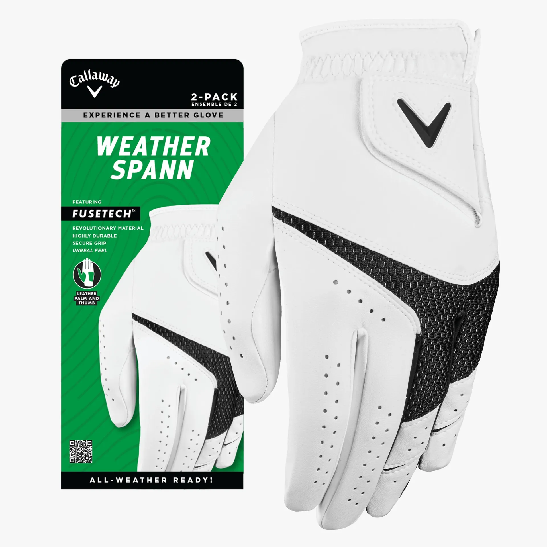 Weather Spann Golf Gloves (2-Pack)