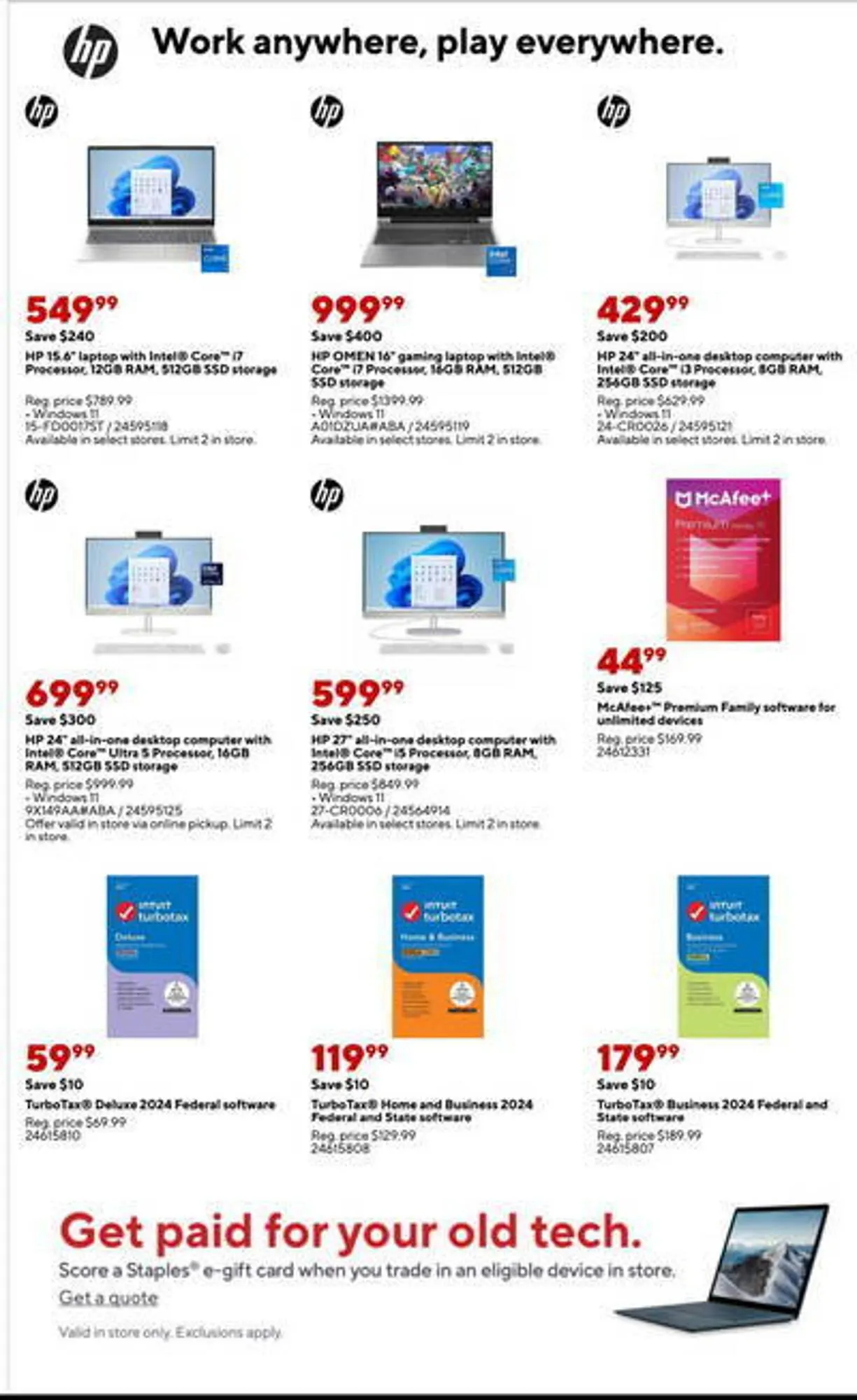 Weekly ad Staples Weekly Ad from April 6 to April 12 2025 - Page 7