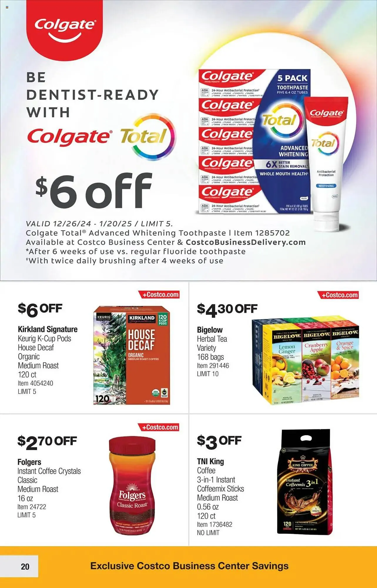 Weekly ad Costco Weekly Ad from December 26 to January 20 2025 - Page 20