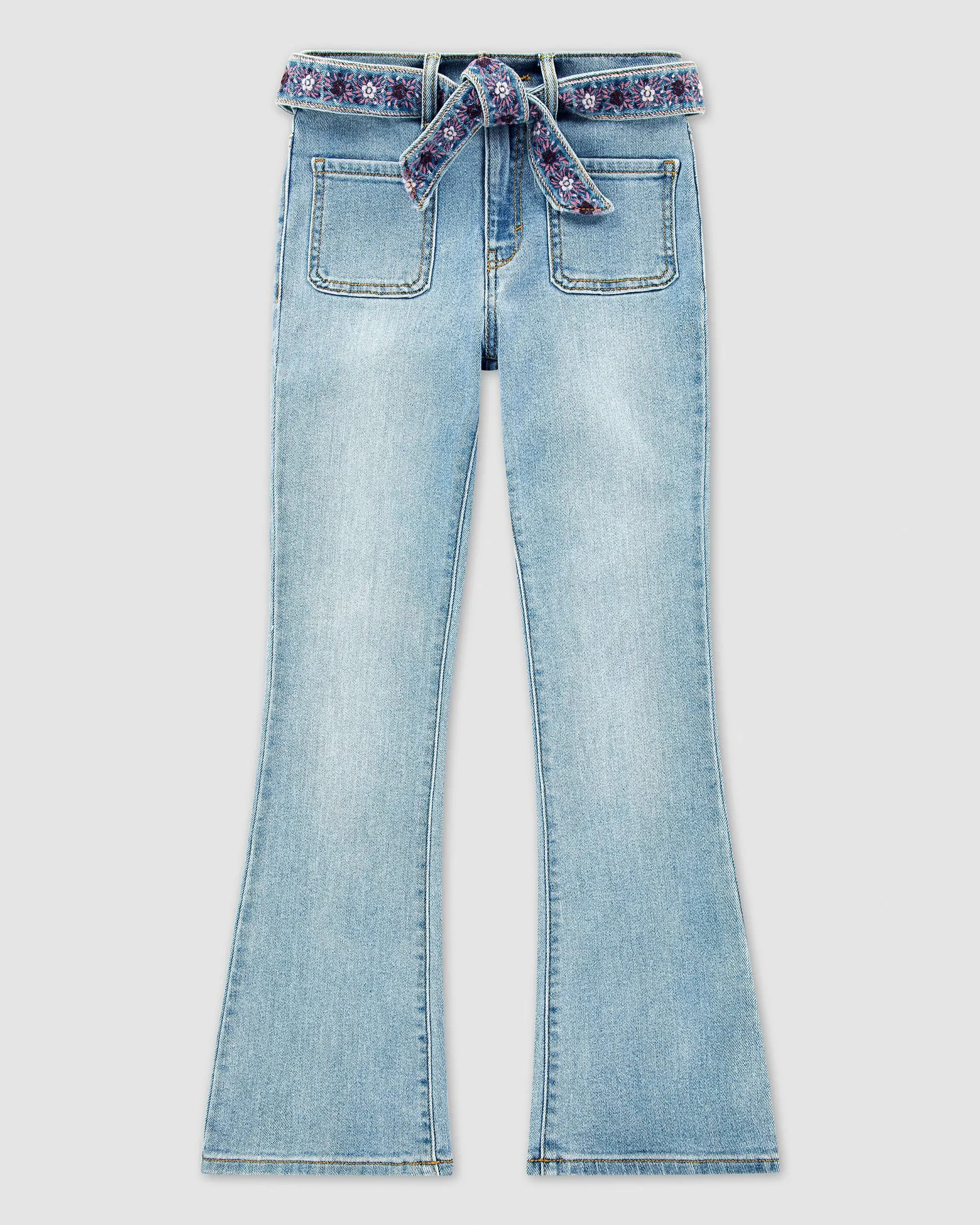 726 Flare W/ Embroidered Belt Big Girls 8-20