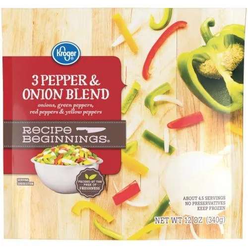 Kroger® Recipe Beginnings Frozen 3 Pepper & Onion Blend