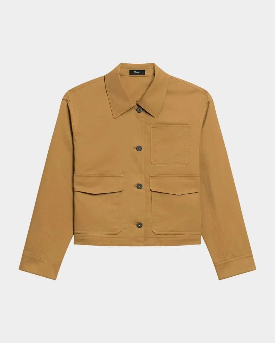 Cropped Work Jacket