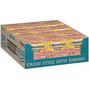 Maruchan Instant Lunch Chili Piquin & Shrimp, 2.25 Ounce (Pack of 12)