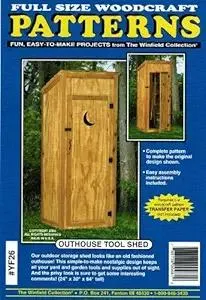 Outhouse Tool Shed Woodworking Project Plan