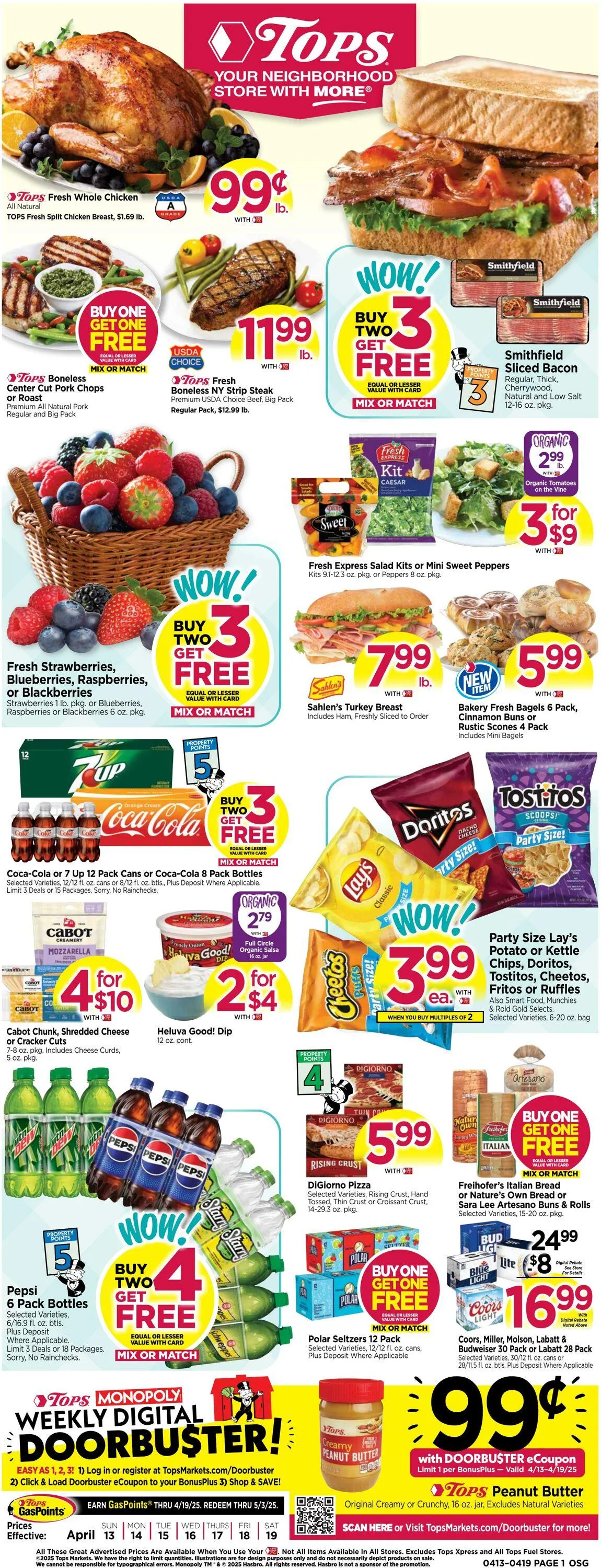 Weekly ad Tops Friendly Markets from April 13 to April 19 2025 - Page 3
