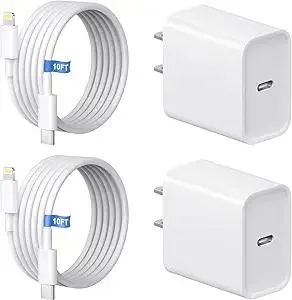 10FT iPhone 14 13 12 11 Charger, Long Charging Cable with 20W USB C Charger Block for i Phone 14/14 Pro/14 Pro Max/14 Plus/13/12/11/Xs Max/XR