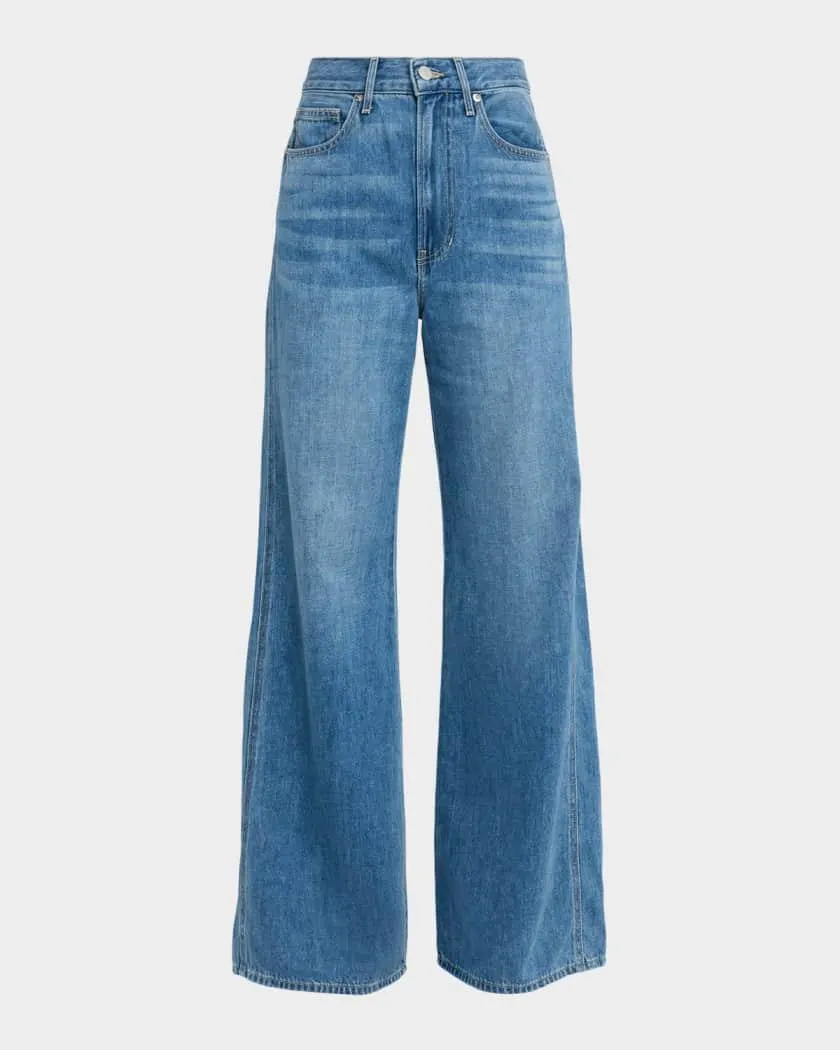 Taylor Wide-Leg Jeans with Chaps
