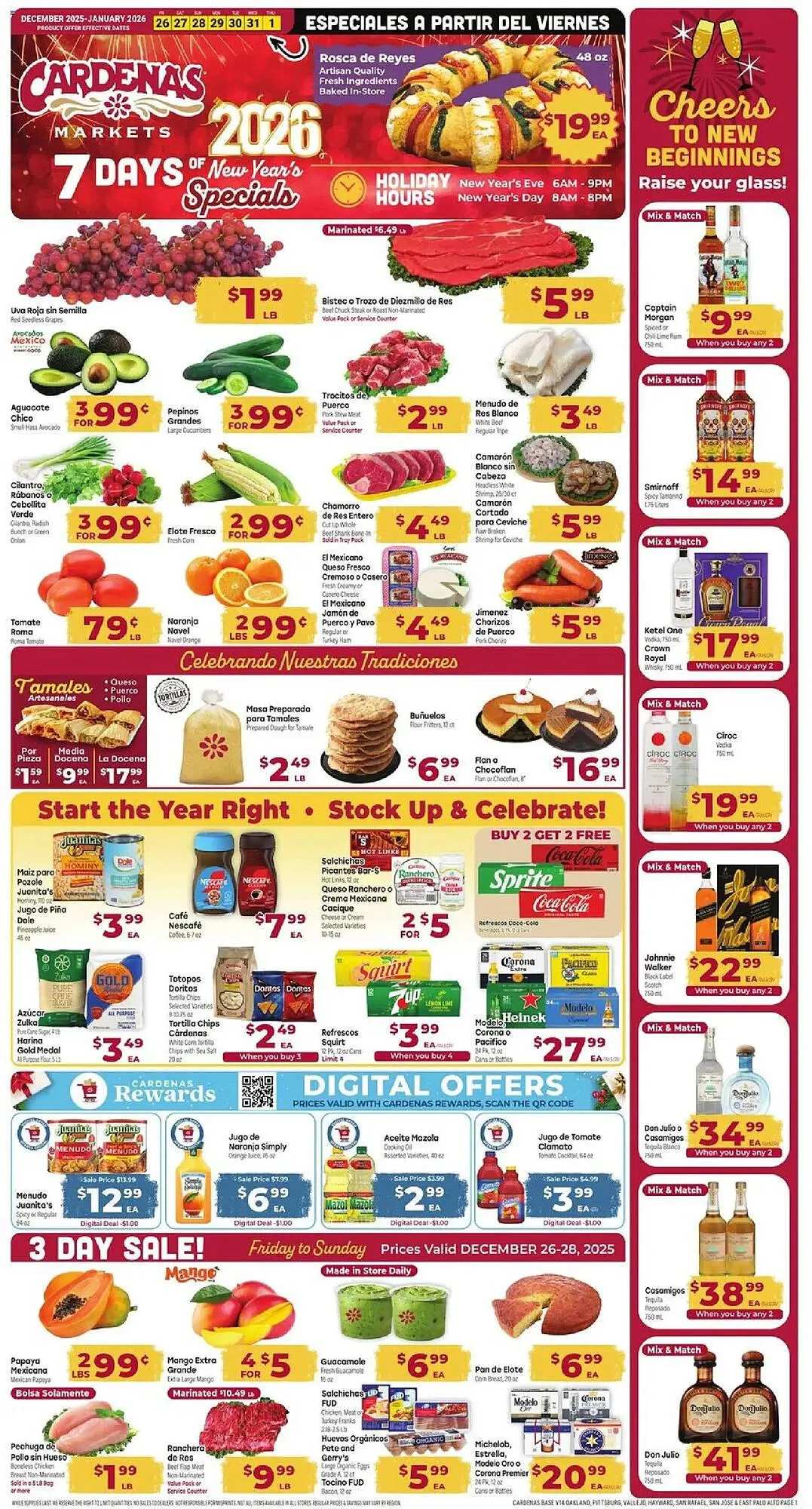 Weekly ad Cardenas weekly ad from December 26 to January 1 2026 - Page 1