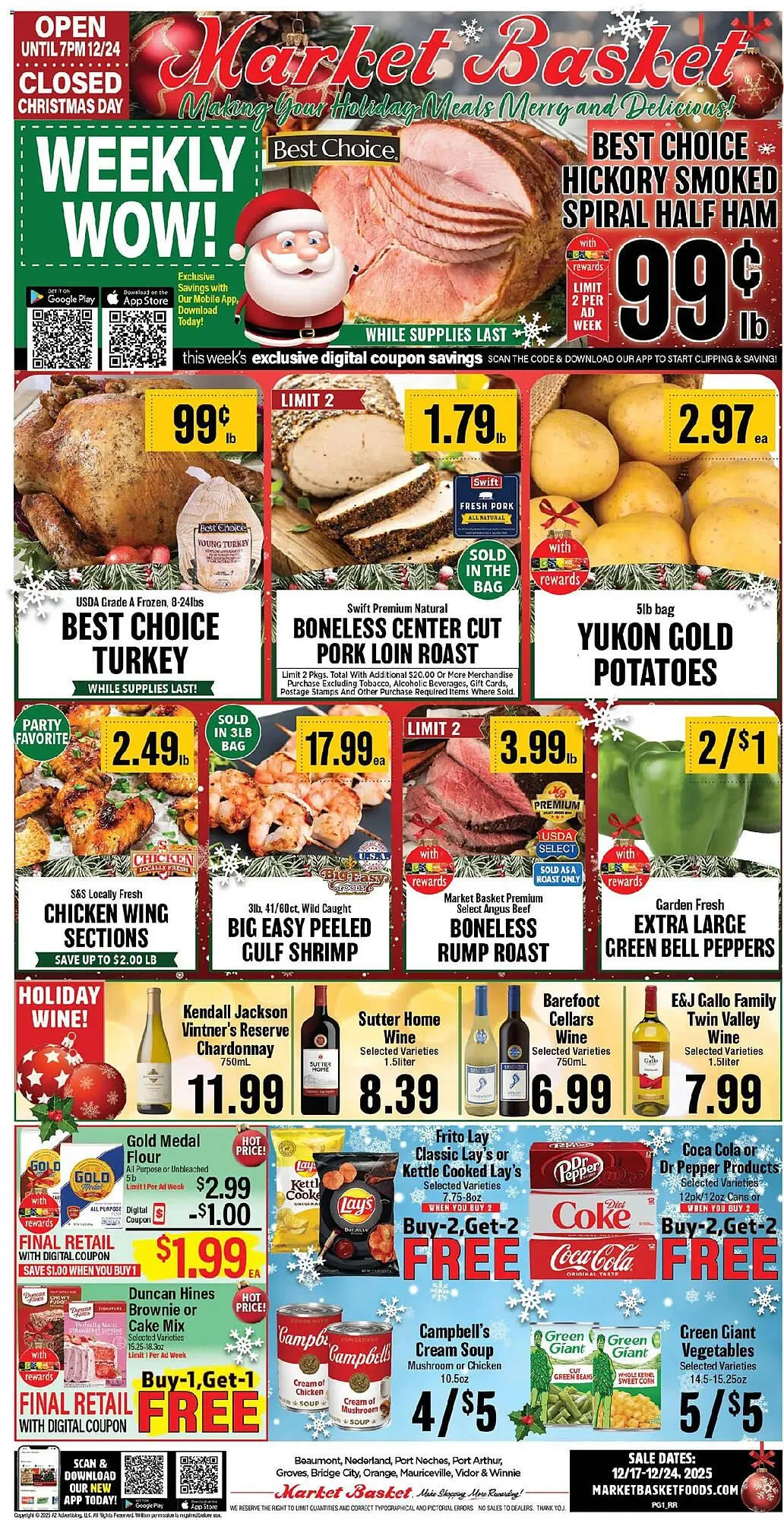 Weekly ad Market Basket weekly ad from December 17 to December 25 2025 - Page 1
