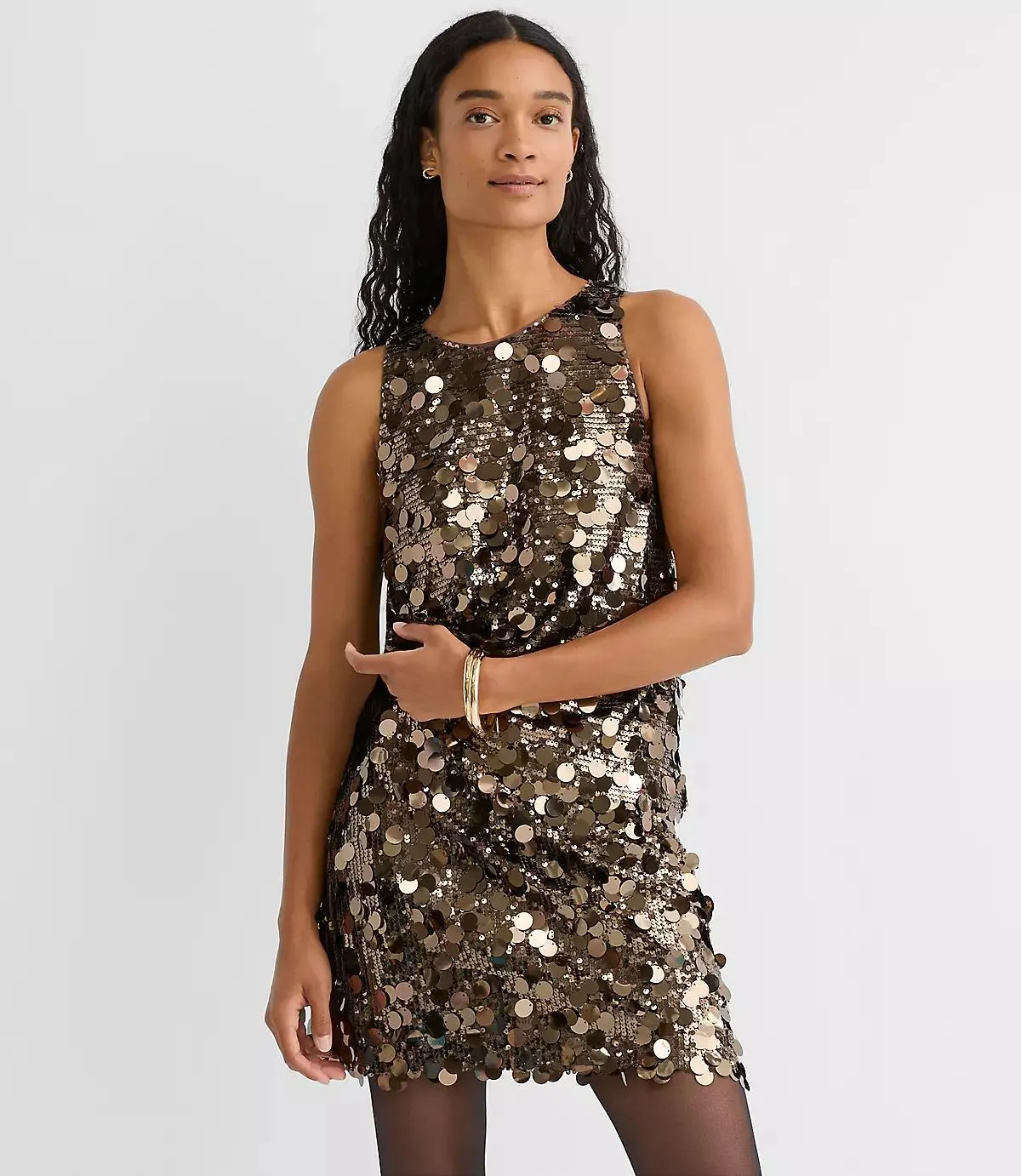 Sequin Sleeveless Top
